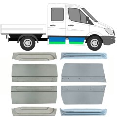 Panel de reparación del puerta para Mercedes Sprinter 2006-2018 / Conjunto 10474