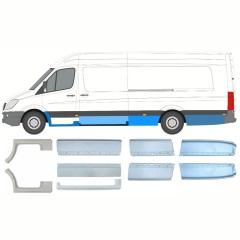 Panel de reparación conjunto para Mercedes Sprinter 2006-2018 / Izquierda+Derecha / 10478