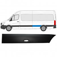 Moldura lateral guardabarros trasero para Mercedes Sprinter 2006- / LWB / Izquierda 8027