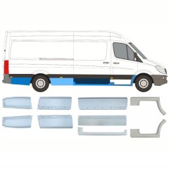 Panel de reparación conjunto para Mercedes Sprinter 2006-2018 / Izquierda+Derecha / 11571