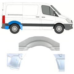 Panel de reparación guardabarros trasero para Mercedes Sprinter 2006-2018 / Derecho / Conjunto 11312