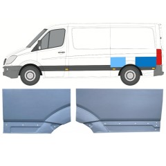 Panel de reparación guardabarros trasero para Mercedes Sprinter 2006-2018 / Izquierda / Conjunto 11276