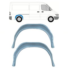 Panel de reparación guardabarros trasero interno para Mercedes Sprinter 1995-2006 / Izquierda = Derecha (simétrico) / Conjunto 10959