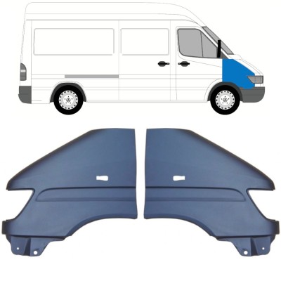 Guardabarro delantero para Mercedes Sprinter 1995-2006 / Izquierda+Derecha / Conjunto 9741