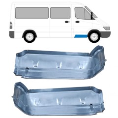 Panel de reparación escalón delantero para Mercedes Sprinter 1995-2006 / Izquierda+Derecha / Conjunto 11902