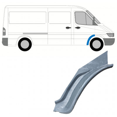 MERCEDES SPRINTER 1995-2006 PASO DE RUEDA DELANTERO INTERIOR PANEL DE REPARACIÓN / DERECHA