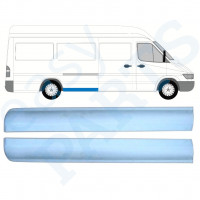 Panel de reparación guardabarros trasero parte delantera para Mercedes Sprinter 1995- / LWB / Izquierda+Derecha / Conjunto 9864