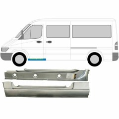 Panel de reparación umbral delantero interna + externa para Mercedes Sprinter 1995-2006 / Izquierda / Conjunto 9573