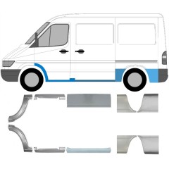 Panel de reparación conjunto para Mercedes Sprinter 1995-2006 / Izquierda+Derecha / 6748