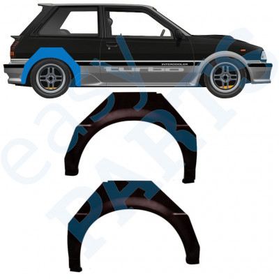 Panel de reparación guardabarros trasero para Toyota Starlet 1984-1989 / Izquierda+Derecha / Conjunto 10279