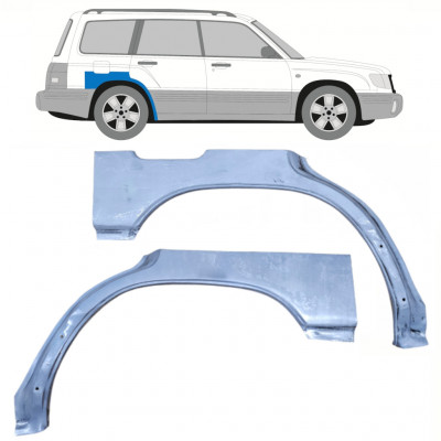 Panel de reparación guardabarros trasero para Subaru Forester 1997-2002 / Izquierda+Derecha / Conjunto 10111