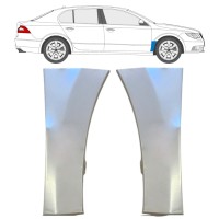 Panel de reparación guardabarros delantero para Skoda Superb 2008-2015 / Izquierda+Derecha / Conjunto 16085
