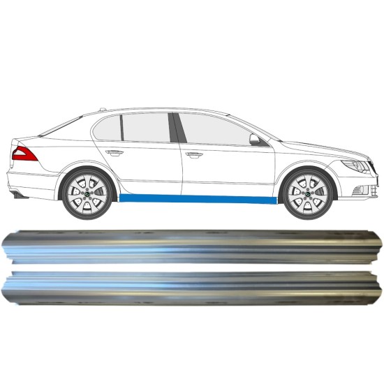 Panel de reparación del umbral para Skoda Superb 2008-2015 / Izquierda+Derecha / Conjunto 14777 Panel de reparación del umbral para Skoda Superb 2008-2015 / Izquierda+Derecha / Conjunto 14777
