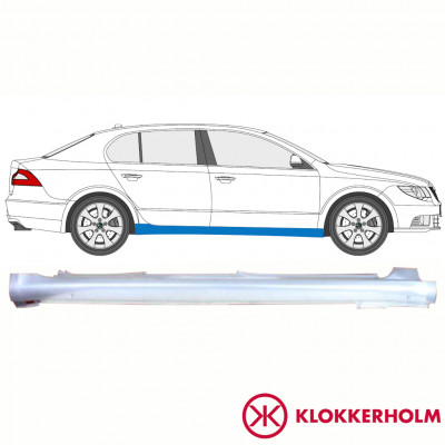 Panel de reparación del umbral para Skoda Superb 2008-2015 / Derecho 10757