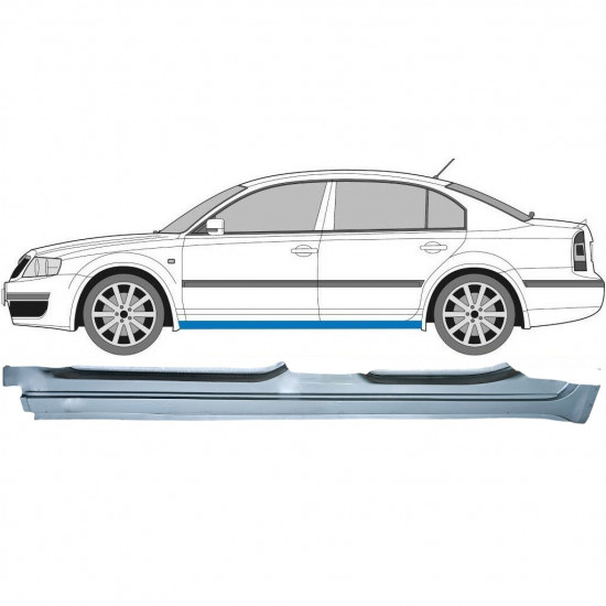 Panel de reparación del umbral para Skoda Superb 2001-2008 / Izquierda 8840