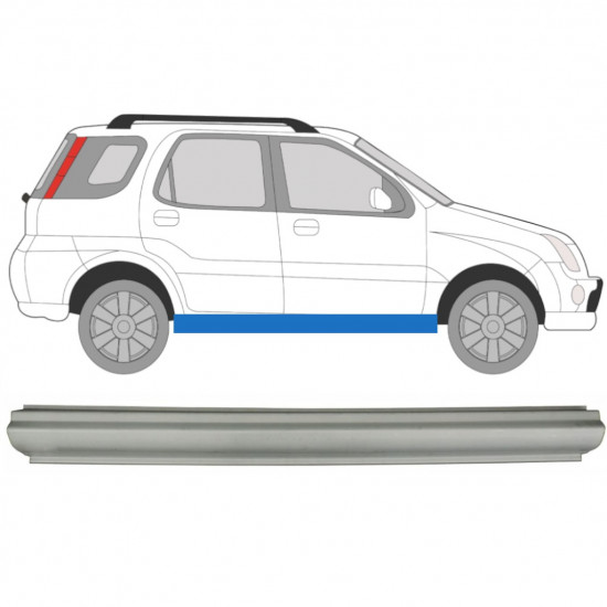 Panel de reparación del umbral para Suzuki Ignis 2000-2003 / Izquierda = Derecha (simétrico) 7031