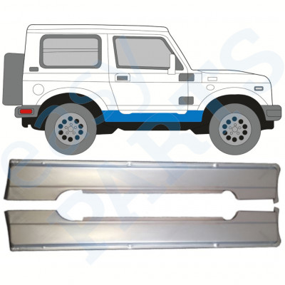 Panel de reparación del umbral para Suzuki Samurai 1981-1998 / Izquierda+Derecha / Conjunto 10030