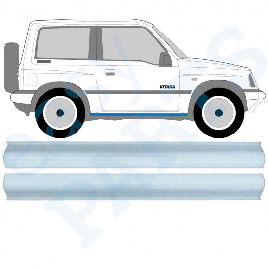 Panel de reparación del umbral para Suzuki Vitara 1988-1998 / Izquierda+Derecha 10609