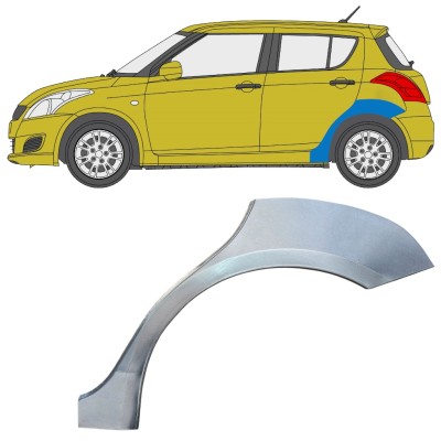 Panel de reparación guardabarros trasero para Suzuki Swift 2010-2017 / Izquierda 16365
