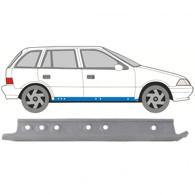 Panel de reparación del umbral interno para Suzuki Swift 1988-2004 / Derecho 8158