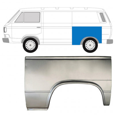 Panel de reparación guardabarros trasero para VW Transporter T3 1979-1992 / Izquierda 7137