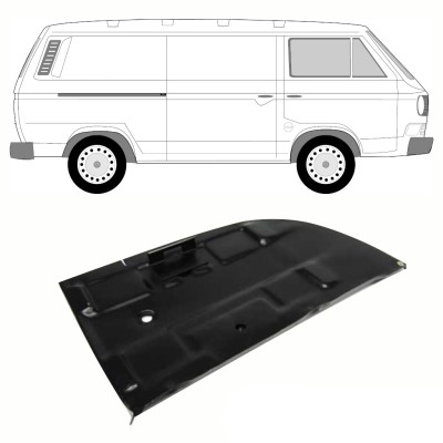 Panel de reparación base de la batería para Volkswagen Transporter T3 1979-1992 10808