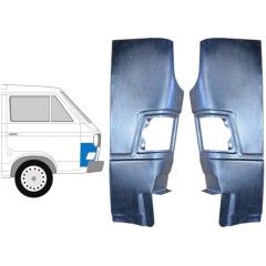 Panel de reparación esquina delantera para Volkswagen Transporter T3 1979-1992 / Izquierda+Derecha / Conjunto 9780