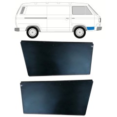 Panel de reparación de piel de puerta delantera para Volkswagen Transporter T3 1979-1992 / Izquierda+Derecha / Conjunto 11091