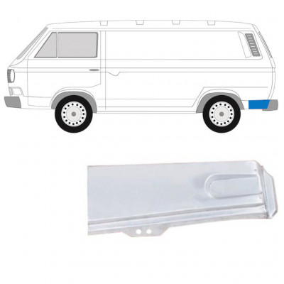 Panel de reparación guardabarros trasero para VW Transporter T3 1979-1992 / Izquierda 11632