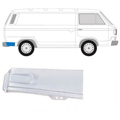 Panel de reparación guardabarros trasero para VW Transporter T3 1979-1992 / Derecho 11631