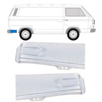 Panel de reparación guardabarros trasero para VW Transporter T3 1979-1992 / Conjunto 11633