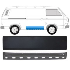 Panel de reparación puerta corredera interna + externa para Volkswagen Transporter T3 1979-1992 / Derecho / Conjunto 11637
