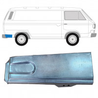 Panel de reparación guardabarros trasero para VW Transporter T3 1979-1992 / Derecho 11631