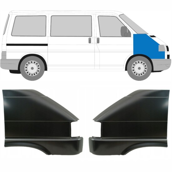 Guardabarro delantero para Volkswagen Transporter T4 1990-2003 / Izquierda+Derecha / Conjunto 10588