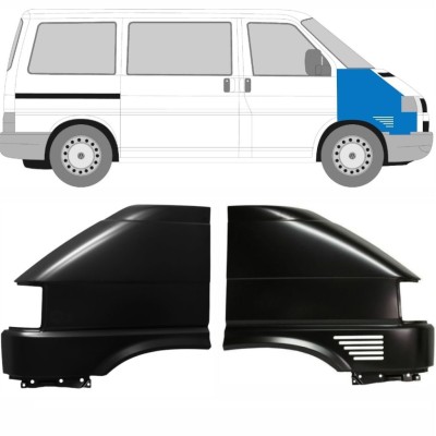 Guardabarro delantero para Volkswagen Transporter T4 1996-2003 / Izquierda+Derecha / Conjunto 10583