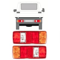 Lámpara trasera para Volkswagen Transporter T4 1990-2003 / Izquierda+Derecha / Conjunto 9756