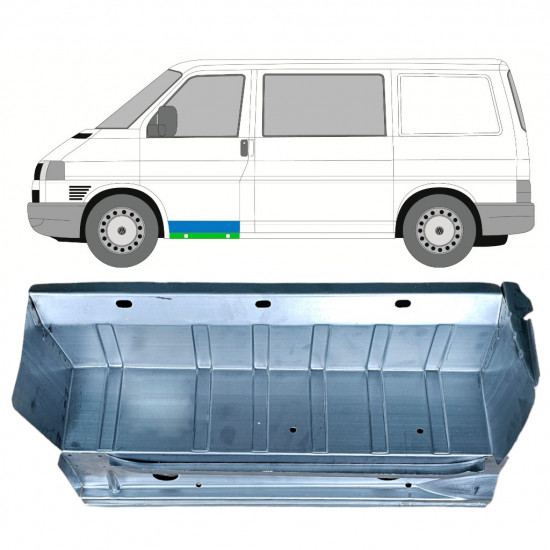 Panel de reparación delantero interno para VW Transporter T4 1990-2003 / Izquierda 9023