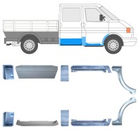 Panel de reparación conjunto para Volkswagen Transporter T4 1990-2003 / Izquierda+Derecha / 16914
