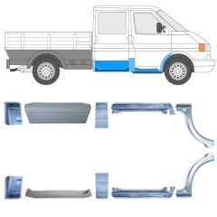 Panel de reparación conjunto para Volkswagen Transporter T4 1990-2003 / Izquierda+Derecha / 16914