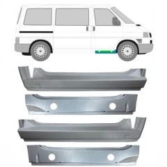 Panel de reparación umbral delantero interna + externa para Volkswagen Transporter T4 1990-2003 / Conjunto 9907
