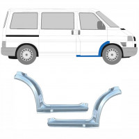 Panel de reparación umbral + guardabarros delantero para VW Transporter T4 1996- / Izquierda+Derecha / Conjunto 10671