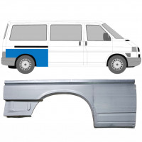 Panel de reparación guardabarros trasero para VW Transporter T4 1990-2003 / LWB / Derecho 7148