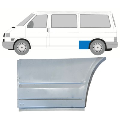 Panel de reparación guardabarros trasero para Volkswagen Transporter T4 1990-2003 / Izquierda 15076