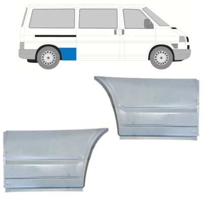 Panel de reparación guardabarros trasero para Volkswagen Transporter T4 1990-2003 / Izquierda+Derecha / Conjunto 15077