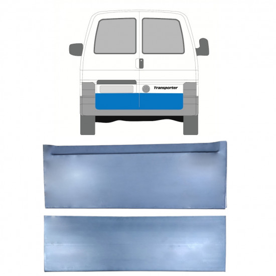 Panel de reparación puerta trasera externa para VW Transporter T4 1990-2003  / Izquierda+Derecha / Conjunto 9746