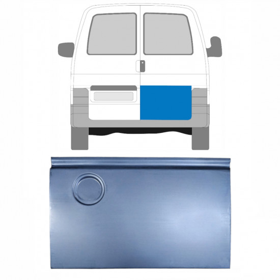 Panel de reparación puerta trasera externa para VW Transporter T4 1990-2003  / Derecho 5371