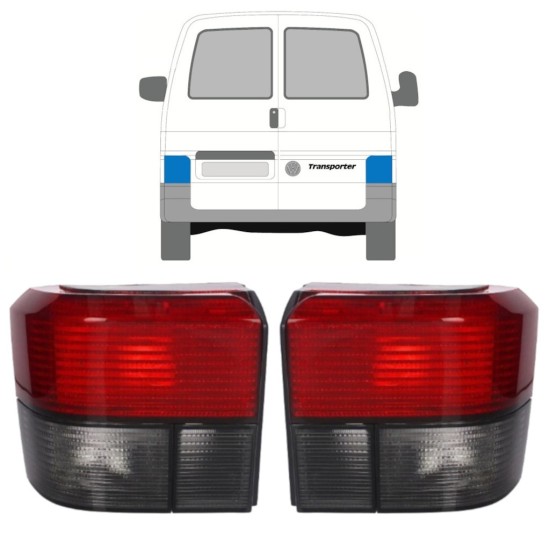 Lámpara trasera para Volkswagen Transporter T4 1990-2003 / Izquierda+Derecha / Conjunto 9770