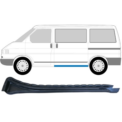 Panel de reparación del umbral de la puerta corredera para Volkswagen Transporter T4 1990-2003 / Izquierda 14582