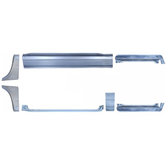 Panel de reparación conjunto para Volkswagen Transporter T4 1990-2003 / Izquierda / Derecho / 14700