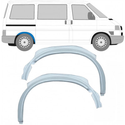 Panel de reparación guardabarros trasero interno para VW Transporter T4 1990-2003 / Izquierda+Derecha / Conjunto 10621